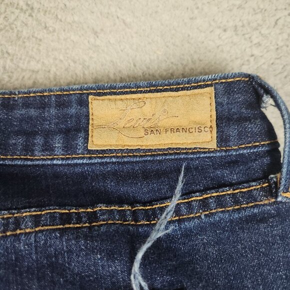 Levi's Jeans Womens 18W Plus Demi Curve Denim Dark Wash Mid Rise Cotton Blend - Picture 10 of 11